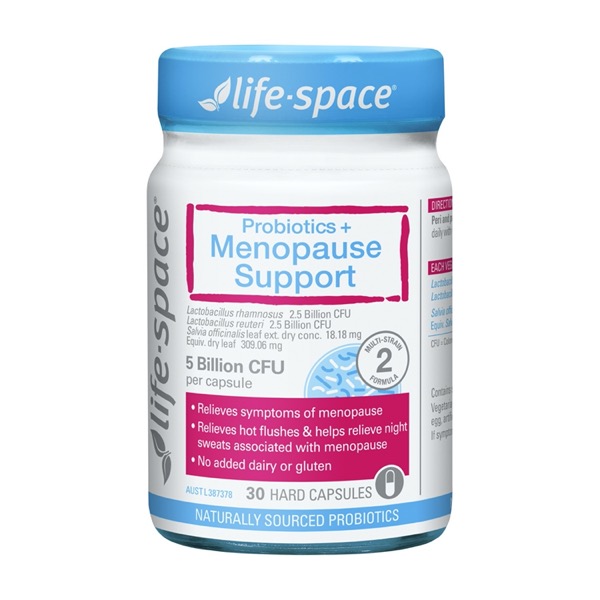 Buy LifeSpace Probiotics + Menopause Support 30 Capsules Online at