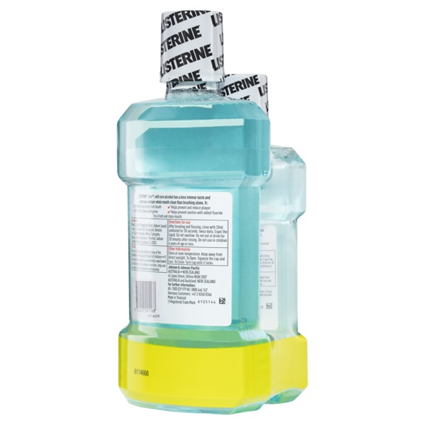 Buy Listerine Zero Alcohol Antibacterial Mouthwash Less Intense Taste