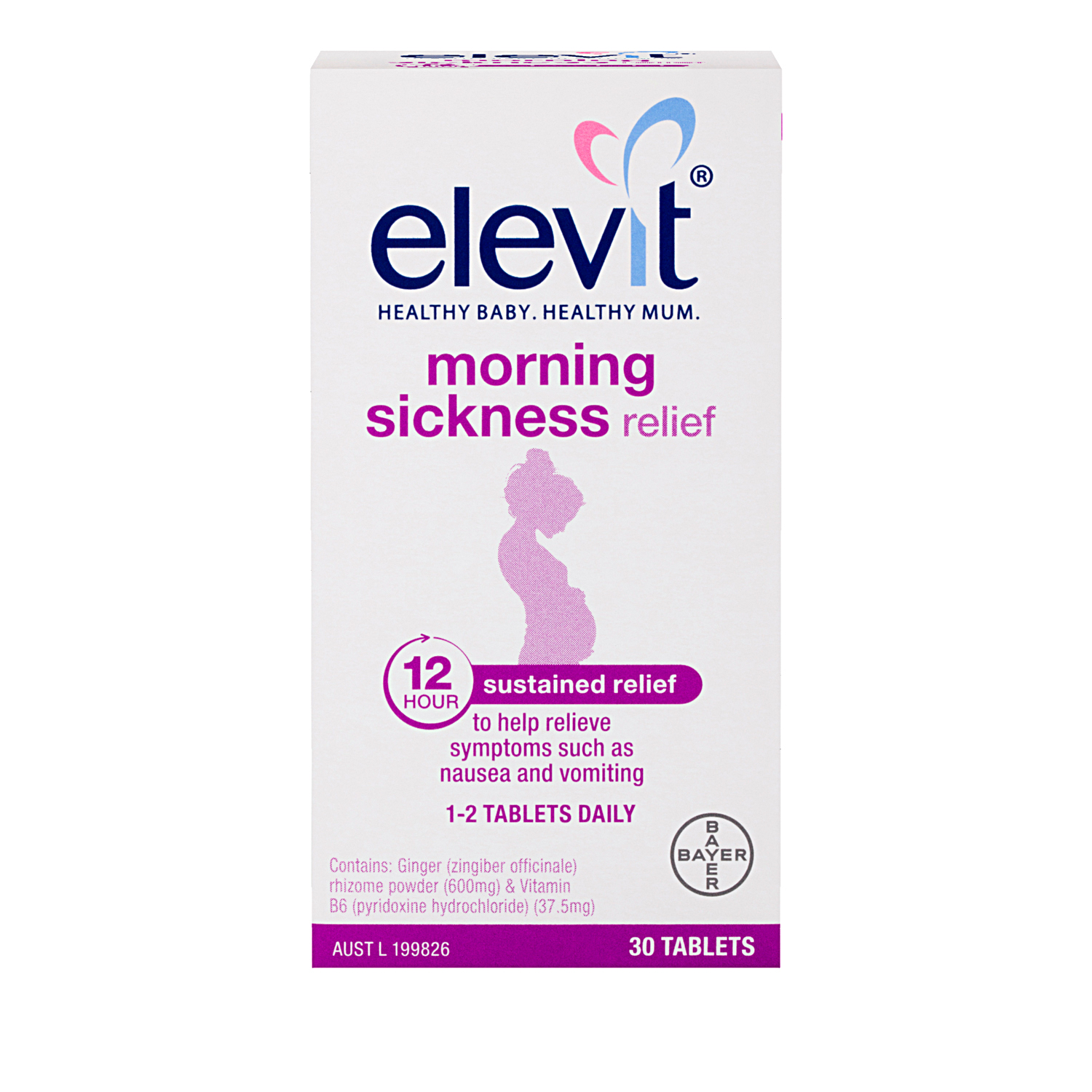 Buy Elevit Morning Sickness Relief Tablets 30 pack (30 days) Online at Chemist Warehouse®