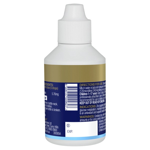 Buy BioCeuticals Zinc Drops 50mL Online at Chemist Warehouse®