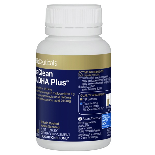 Buy BioCeuticals UltraClean EPA/DHA Plus® 60 Capsules Online at Chemist
