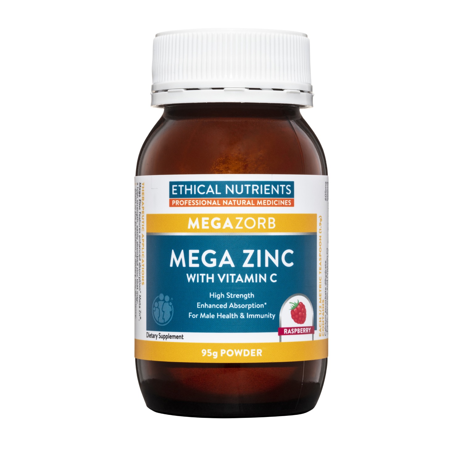 Mega Zinc with Vitamin C Raspberry 95g