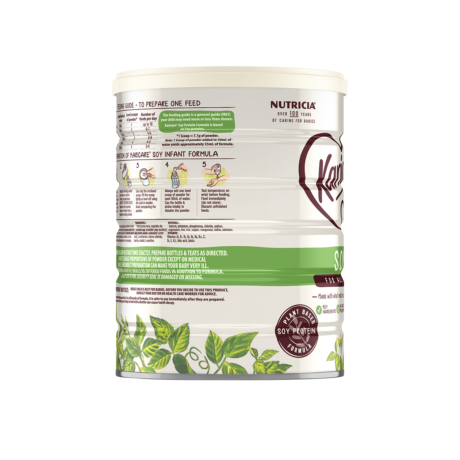 Buy Karicare+ Soy Milk Infant Formula All Ages From Birth 900g Online