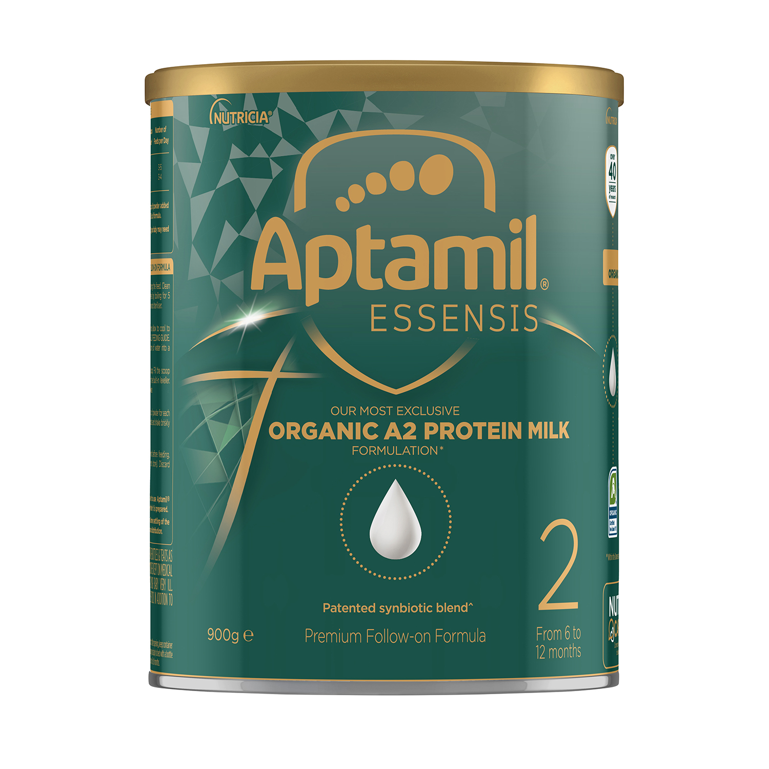 Buy Aptamil Essensis Organic A2 Protein Stage 2 Follow On Formula 900g