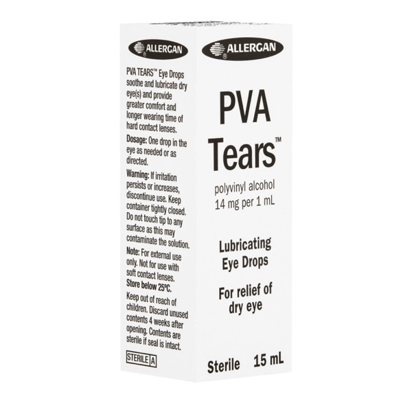 Buy PVA Tears Eye Drops 15mL (Prescription Only) Polyvinyl Alcohol